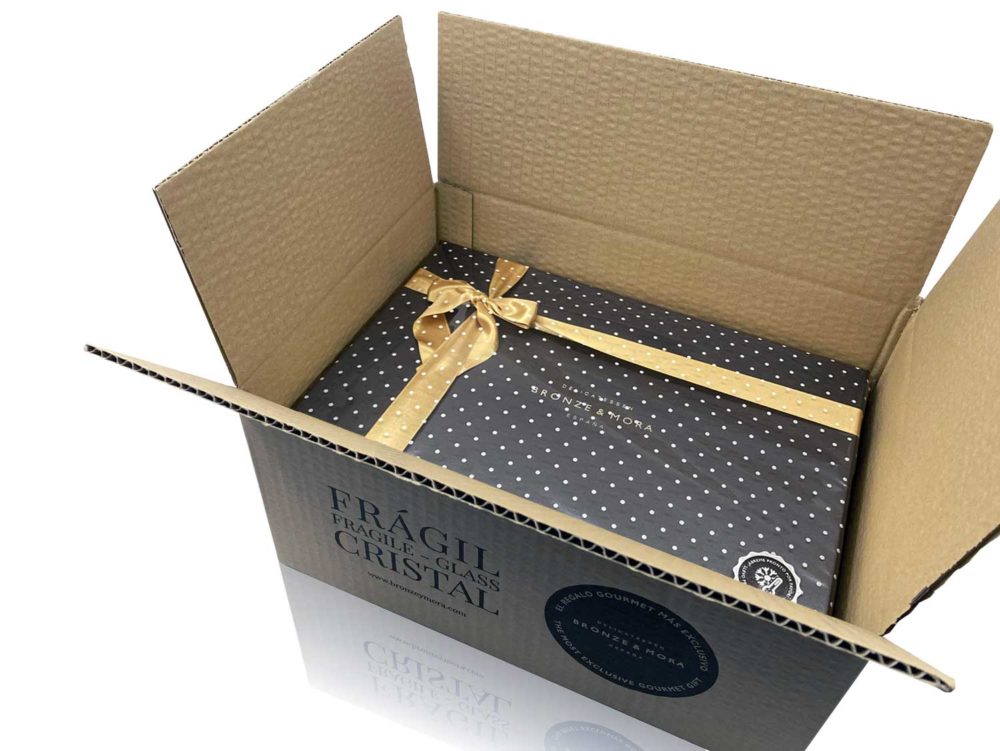 Caja exterior embalaje cesta regalo
